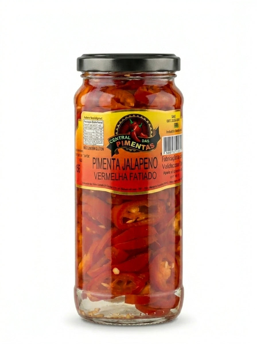 Pimenta Jalapeño Vermelha Fatiado 180g