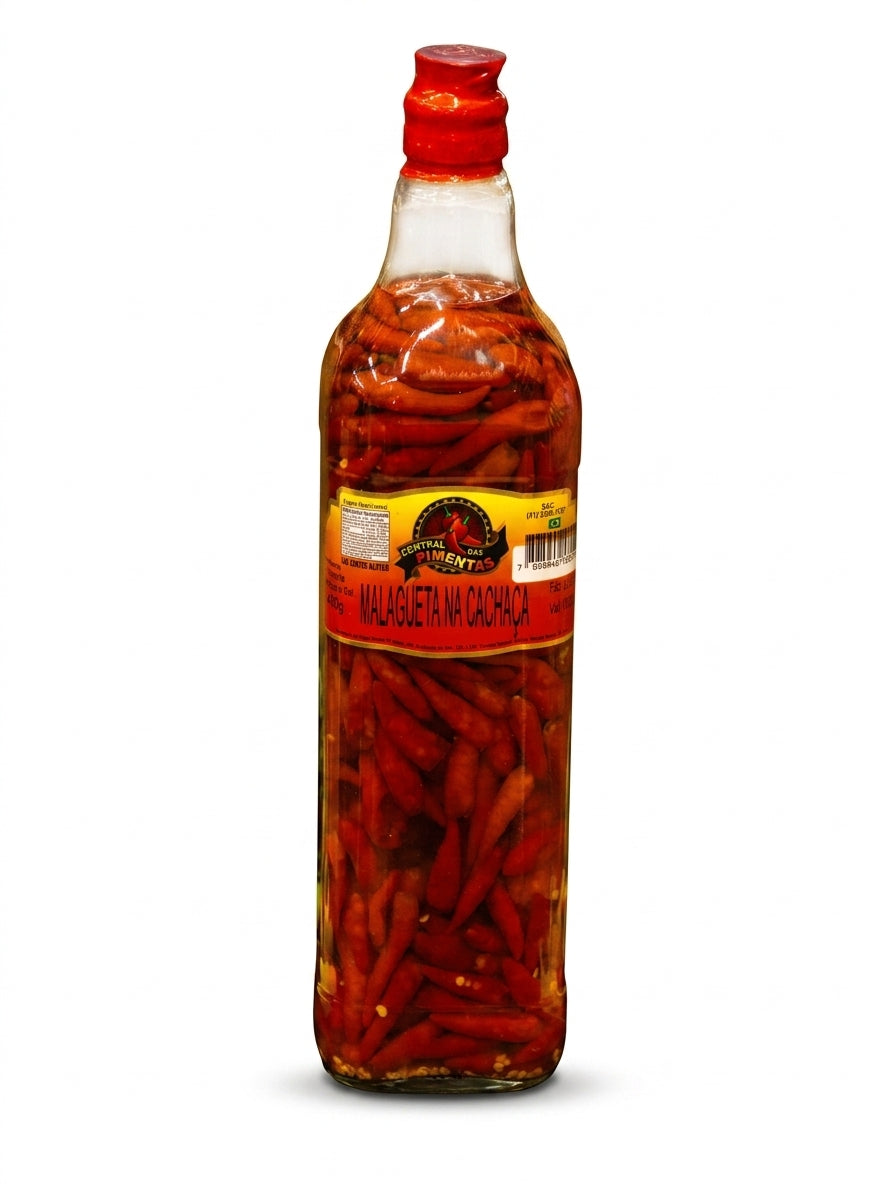 Pimenta Malagueta na Cachaça 450G