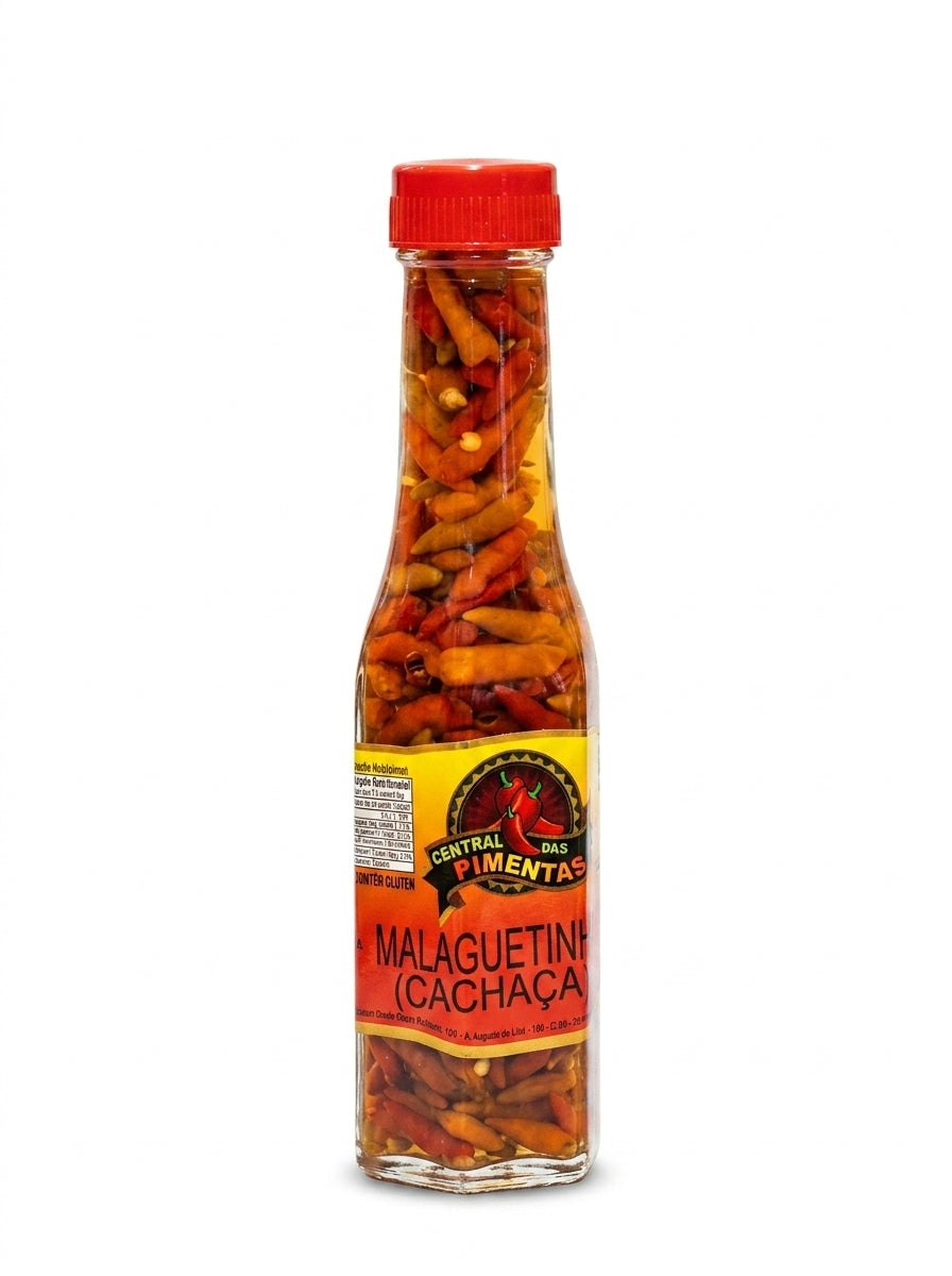 Pimenta Malaguetinha na Cachaça 50G