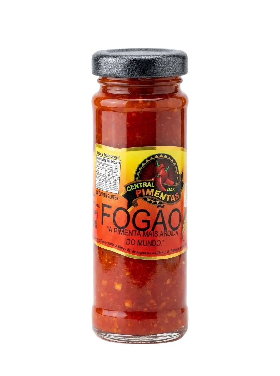 Molho Fogão a Mais Ardida do Mundo (Carolina Reapper Curtida na Cachaça) 100ML