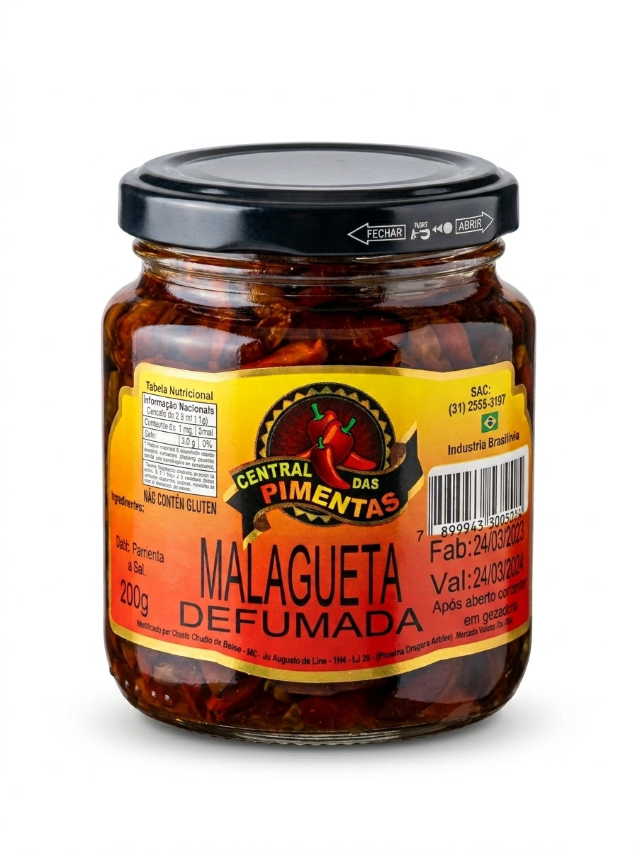 Pimenta Malagueta Defumada 200G